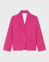 CHLOÉ GIRL'S TWILL SUIT JACKET