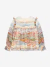 Chloé Girls Ceremony Blouse In Multicoloured