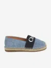 CHLOÉ GIRLS DENIM ESPADRILLES