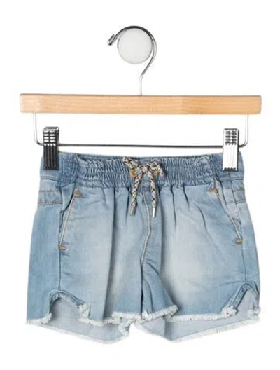 Pre-owned Chloé Babies' Girls Denim Shorts In Blue