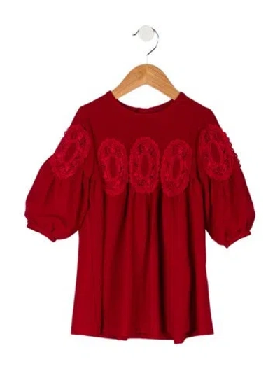Pre-owned Chloé Babies' Girls' Dress In Red