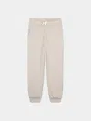 Chloé Girls Embroidered Joggers In Beige