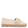 Chloé Chloe Girls Embroidered Logo Espadrilles In Pink