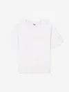Chloé Girls Embroidered Logo T-shirt In Ivory
