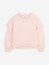 Chloé Ruffled Sweatshirt In Pink