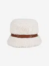 Chloé Logo Hat In Ivory