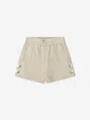 Chloé Girls Lacing Shorts In Beige