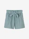 Chloé Linen Shorts In Blue