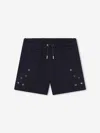 Chloé Eyelet-detailing Organic Cotton Shorts In Blue