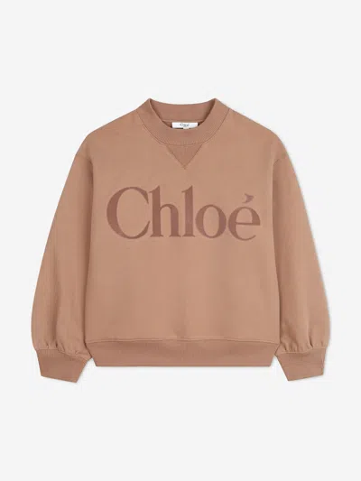 CHLOÉ CHLOÉ GIRLS LOGO SWEATSHIRT