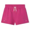 Chloé Eyelet-detailing Organic Cotton Shorts In Pink