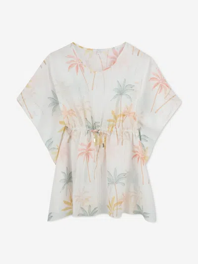 Chloé Babies'  Girls Palm Grove Beach Dress In White