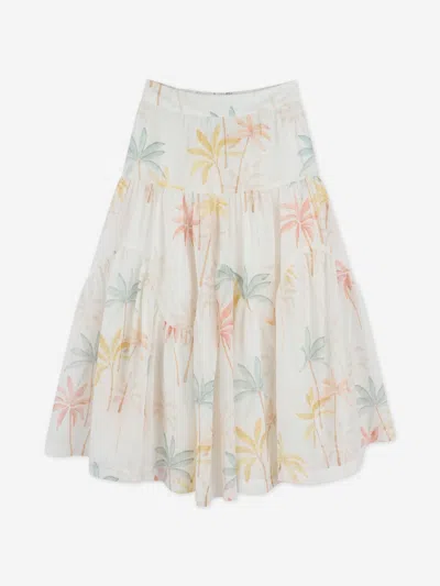 CHLOÉ CHLOÉ GIRLS PALM GROVE LONG SKIRT