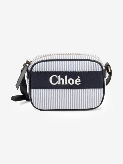 CHLOÉ CHLOÉ GIRLS STRIPED SHOULDER BAG
