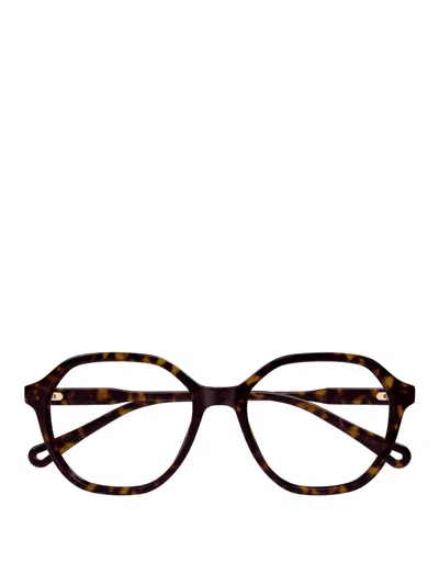 Chloé Glasses In Burgundy