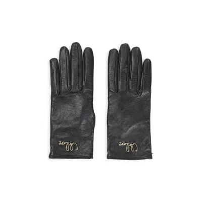 Chloé Chloe Lamb Leather Gloves Women In Black
