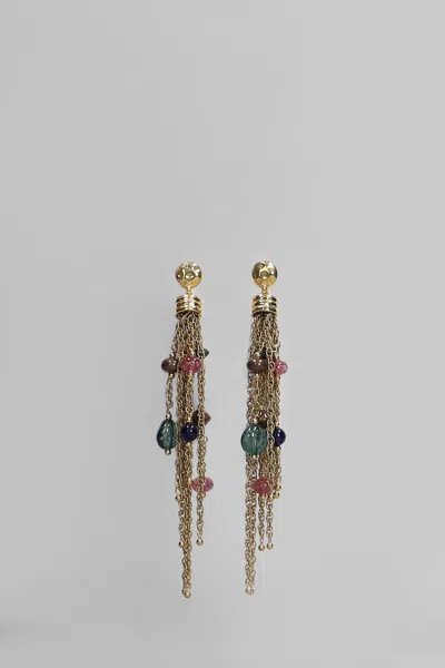 Chloé Pompoms Earrings Gold-tone Finish