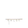 Chloé Metallic Double Chain Belt In Neutral
