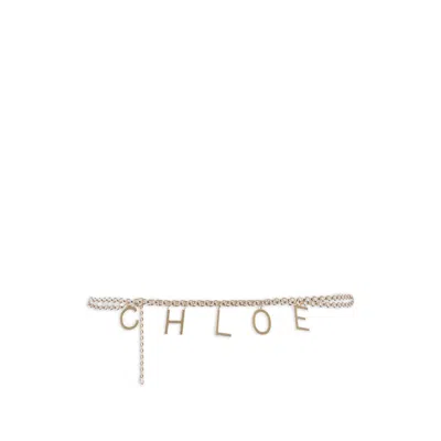 CHLOÉ CHLOÉ GOLD BELTS WOMEN