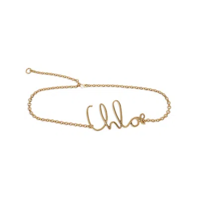 Chloé Gold Belts Women