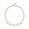 Chloé Gold Bracelets Women In Brown
