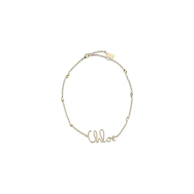 CHLOÉ GOLD BRASS NECKLACE
