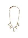 Chloé À La Plage Pendant Necklace In Gold
