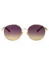 Chloé Chloe Geometrical Sunglasses Ch0325 S 001 In Pink