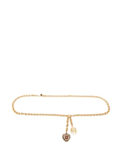 Chloé Gold Heart-charm Chain Belt