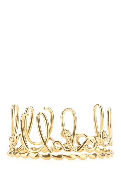 Chloé Chloe Icon Bracelet Women In Vintage Gold
