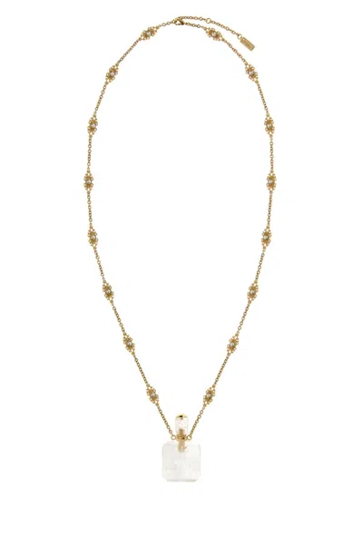 CHLOÉ GOLD METAL CHLOÃ¨ ELIXIR NECKLACE