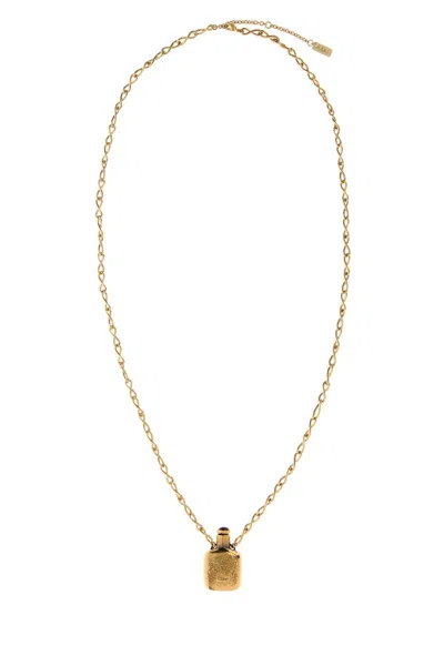 Chloé Gold Metal Chloã¨ Elixir Necklace