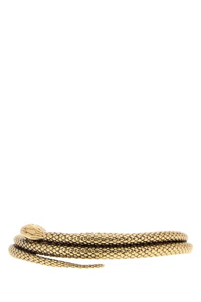 Chloé Gold Vintage Snake Choker Necklace In Neutral