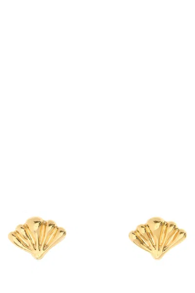 Chloé Gold Mirror Stud Earrings