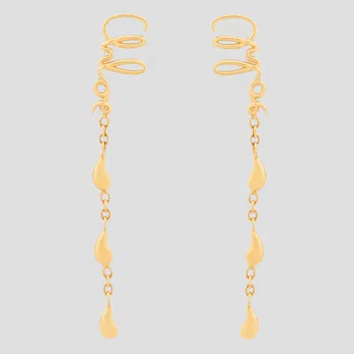 Chloé Gold Metal Earrings