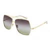 Chloé Gradient Aviator Metal Sunglasses