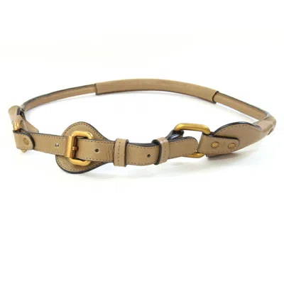 Pre-owned Chloé Gold Ochre Standard Belt () In Multi