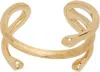 Chloé Gold 'the  Eclectic Cuff' Bracelet In 9dc Vintage Gold