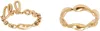 Chloé Gold 'the  Iconic' Ring Set In 9dc Vintage Gold