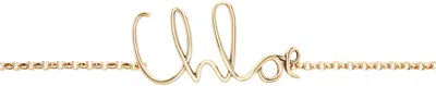 Chloé Gold 'the  Iconic' Small Belt In 9dc Vintage Gold