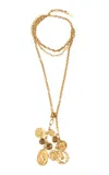 Chloé Gold-tone Coin Pendant Necklace