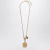 Chloé Zodiac Pendant Necklace Chain Link In Gold