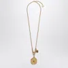 Chloé Zodiac Pendant Necklace Chain Link In Gold