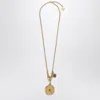 Chloé Zodiac Pendant Necklace Chain Link In Gold
