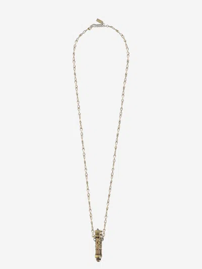 CHLOÉ GOLDEN CHARM PENDANT NECKLACE
