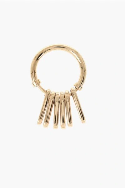 Chloé Golden Effect Metal Ring With Fringes