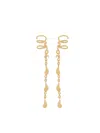 Chloé Iconic Dangling Earrings For Pierced Ears In Golden