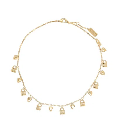 Chloé Golden Padlock Charm Necklace