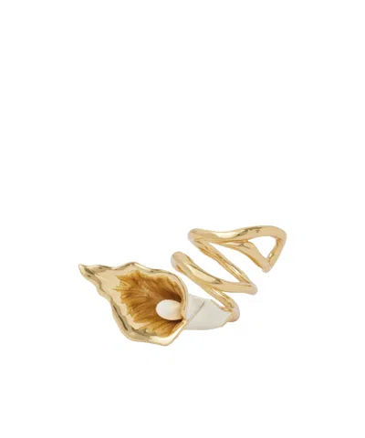 Chloé Gold-tone And Enamel Ring