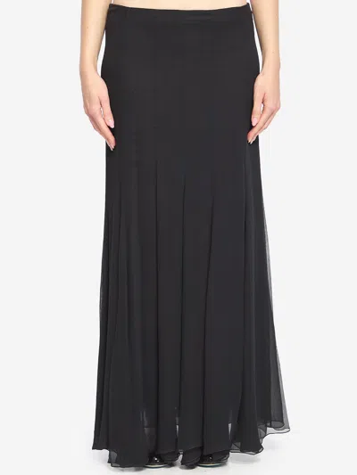 Chloé Flowy Maxi Skirt In Black